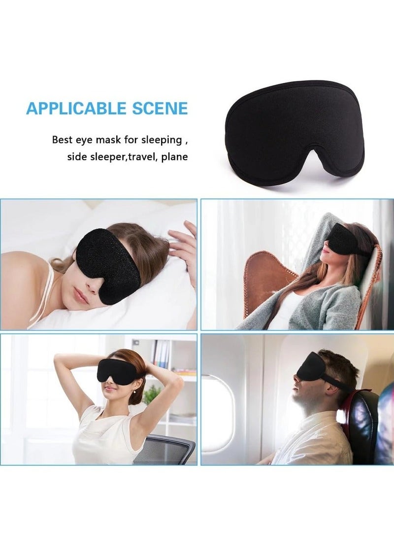 HaHaHai Sleep Eye Mask, Soft Comfortable and Darkening 3D Sleep Cover with Adjustable Strap, Perfect Sleep Anytime, Anywhere - Image 5