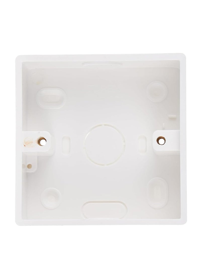 RACO Heavy Duty PVC Electrical Junction Box | Wall Mount Socket Base Surface Box | Wall Switch Box (3X3)