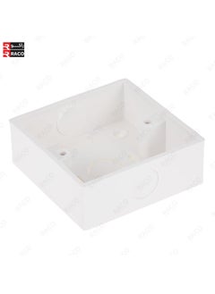 RACO RACO Heavy Duty PVC Electrical Junction Box | Wall Mount Socket Base Surface Box | Wall Switch Box (3X3)  - Image 3