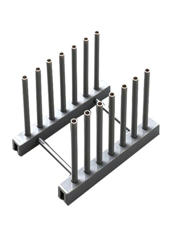 واي آند دي حامل أطباق من الستانلس ستيل رمادي 10x5x6سم  - Image 1
