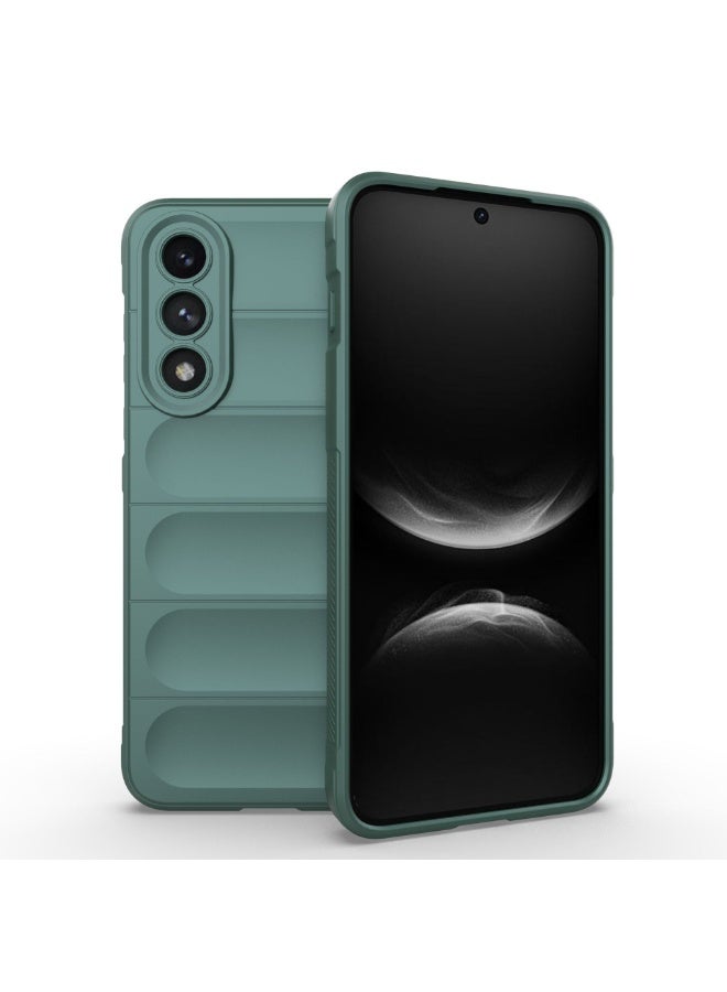 Case for OnePlus Nord 5 5G, Shockproof Wave Pattern and Airbag Design Soft Liquid Silicone Skin Feel Frosted TPU Bumper Ultra-thin Phone Case Cover