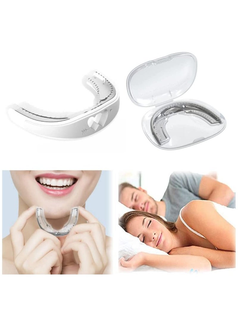 SYOSI Anti Snore Devices Snore Stopper Mouthpiece, Anti Snoring Night Mouth Guard, Sleep Aid Night Mouth Guard for Grinding Teeth Stop Snoring, Corrective Breathing Positioning Mouth Guard  - Image 1