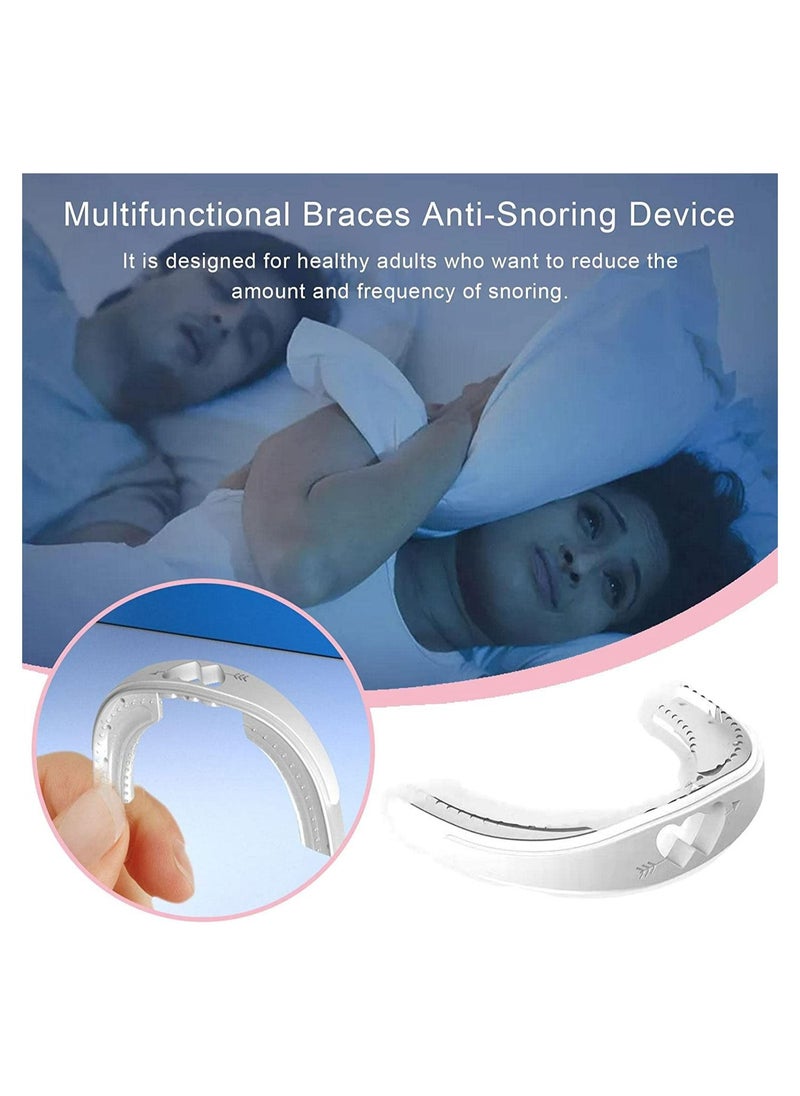 SYOSI Anti Snore Devices Snore Stopper Mouthpiece, Anti Snoring Night Mouth Guard, Sleep Aid Night Mouth Guard for Grinding Teeth Stop Snoring, Corrective Breathing Positioning Mouth Guard  - Image 5