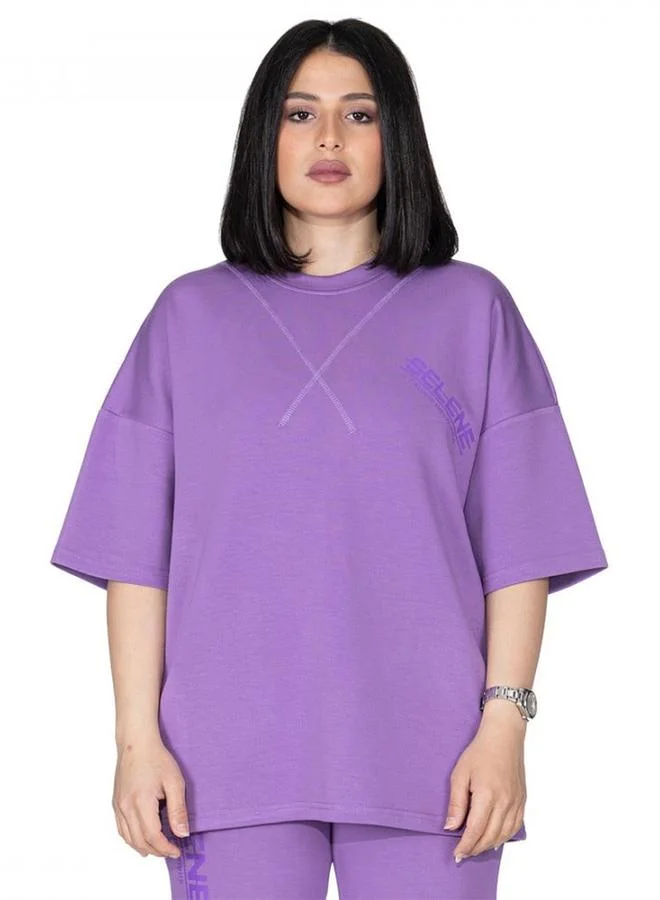 Selene Unisex- Seam Detail Oversized T-Shirt