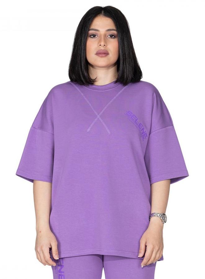 Selene Unisex- Seam Detail Oversized T-Shirt - Image 1