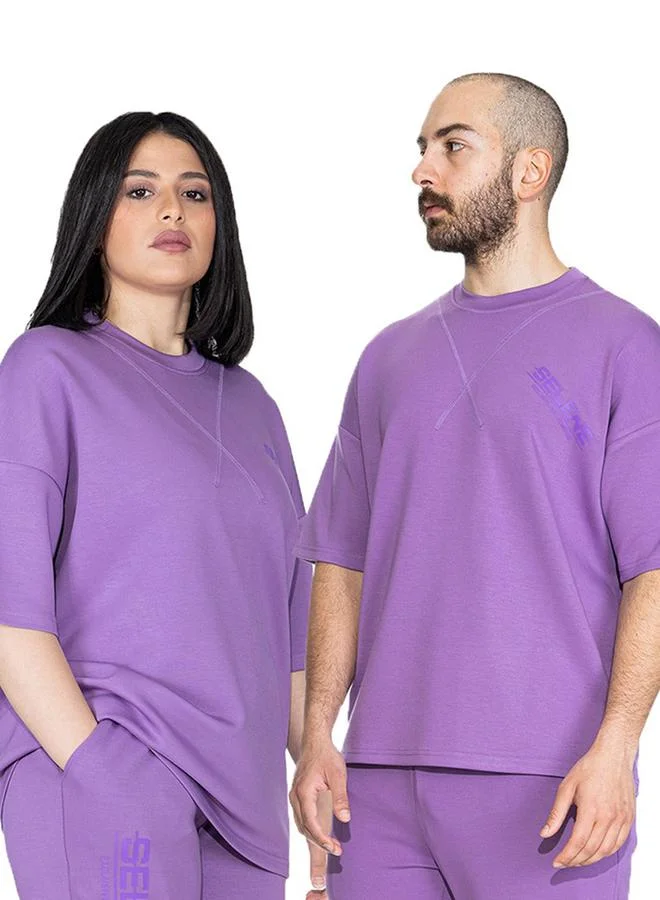 Selene Unisex- Seam Detail Oversized T-Shirt