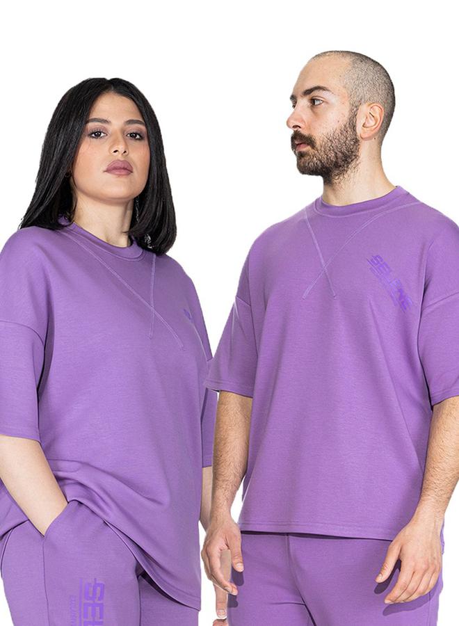 Selene Unisex- Seam Detail Oversized T-Shirt - Image 2