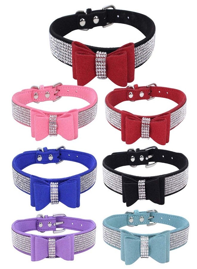ETOPARS Rhinestone Dog Collar Leashes, Crystal Diamond Cat Dog Collar Leash Set, Cute Dazzling Dog Rhinestone Collar, Dog Collar Harness for Small & Medium Dogs - Image 5