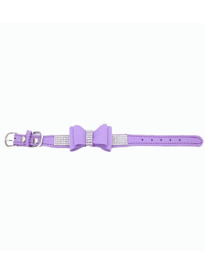 ETOPARS Rhinestone Dog Collar Leashes, Crystal Diamond Cat Dog Collar Leash Set, Cute Dazzling Dog Rhinestone Collar, Dog Collar Harness for Small & Medium Dogs - Image 3