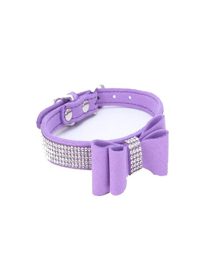 ETOPARS Rhinestone Dog Collar Leashes, Crystal Diamond Cat Dog Collar Leash Set, Cute Dazzling Dog Rhinestone Collar, Dog Collar Harness for Small & Medium Dogs - Image 2