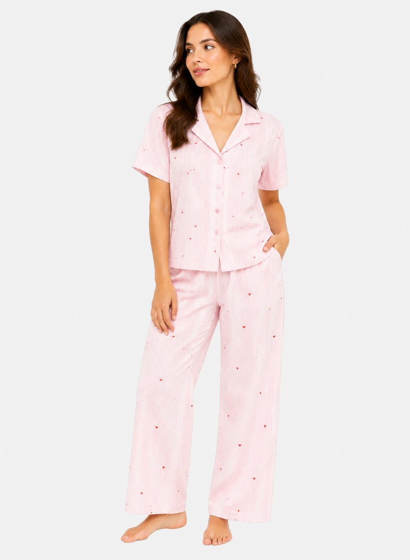 Clue Printed Classic Pajama - Image 1