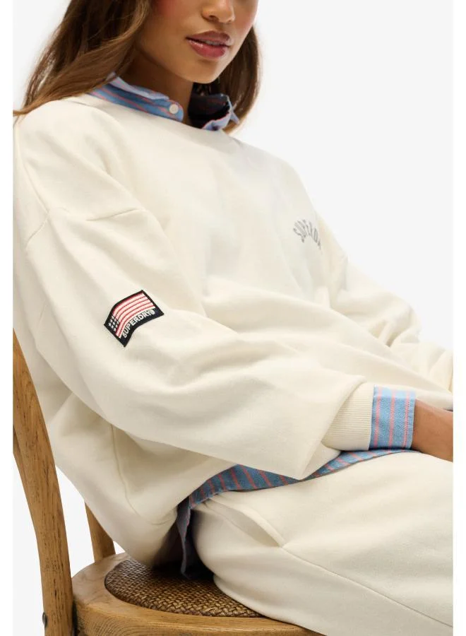 سوبر دراي كنزة رياضية أساسية بطبعة