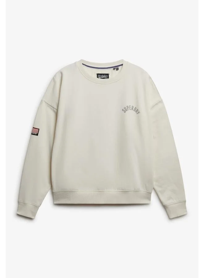 Superdry  Athletic Essentials Printed Crew Sweatshirt for Women | Best Price UAE