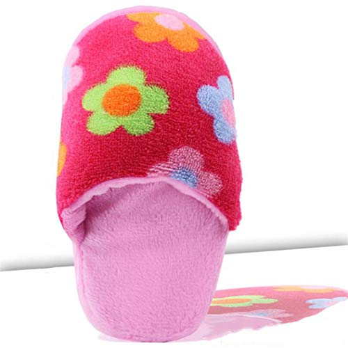 Airlove Cute Pet Puppy Dog Cat Slipper Shape Plush Chew Play Toy FlipFlops Squeaky Toys - Image 1