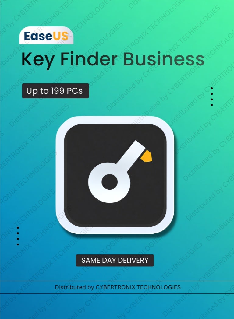EaseUS Key Finder Business |199 Devices | Digital License | Same Day Delivery
