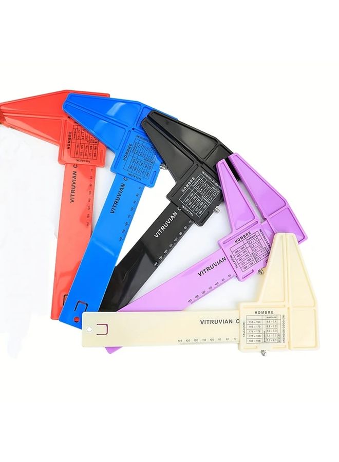 Elbow Joint Plastic Caliper Ruler 0 140mm Purple Color Health Measuring Tool - Image 2