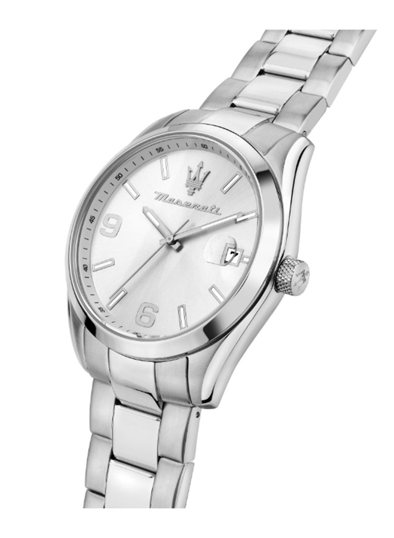 Maserati Men's White Sunray Dial Stainless Steel Watch - 43 MM - R8853151014 - Image 5