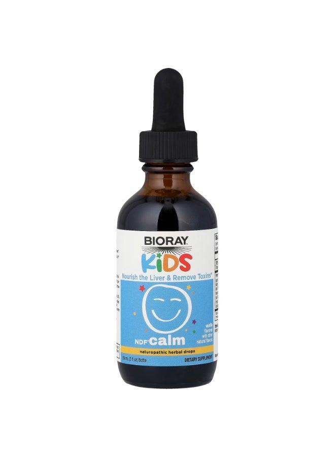 BIORAY Kids, NDF® Calm, Vanilla, 2 fl oz (60 ml) - Image 2