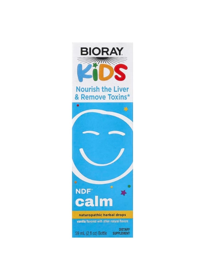 BIORAY Kids, NDF® Calm, Vanilla, 2 fl oz (60 ml) - Image 1