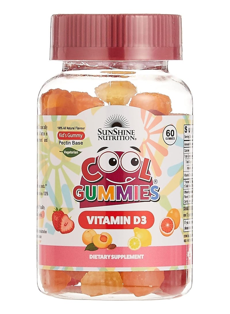 SUNSHINE NUTRITION Cool Gummies Calcium With D3 60'S  - Image 1