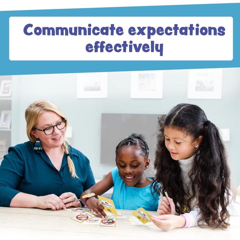 Amonev My Behaviour Cards 27 Flash Cards for Visual aid Special Ed, Speech Delay Non Verbal Children and Adults with Autism or Special Needs - Image 4