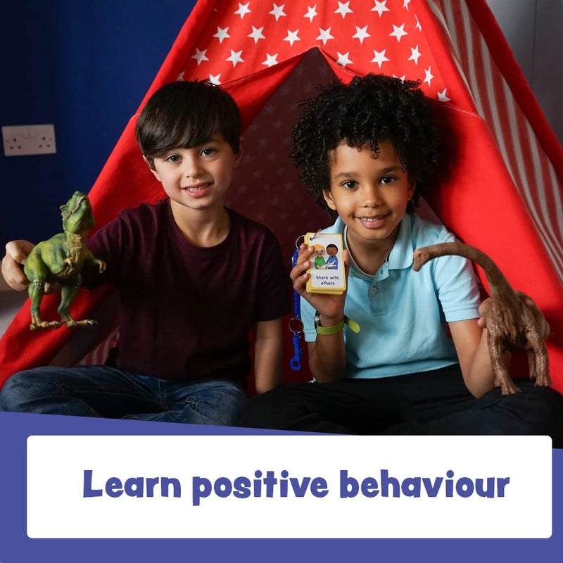 Amonev My Behaviour Cards 27 Flash Cards for Visual aid Special Ed, Speech Delay Non Verbal Children and Adults with Autism or Special Needs - Image 3