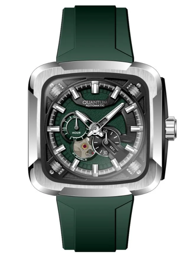 Quantum Men's Silicone Automatic Watch QMG1135.375 - 45 mm