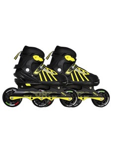 ENDLESS  EL1031 Inline Adjustable Skates Small Size 29 EUR (UK 11.5) - 33 EUR (UK 2) for 3 to 6 Years |Aluminium Chassis and 100 mm PU Three Wheels | With ABEC 9 Bearings | Indoor and Outdoor  - Image 1
