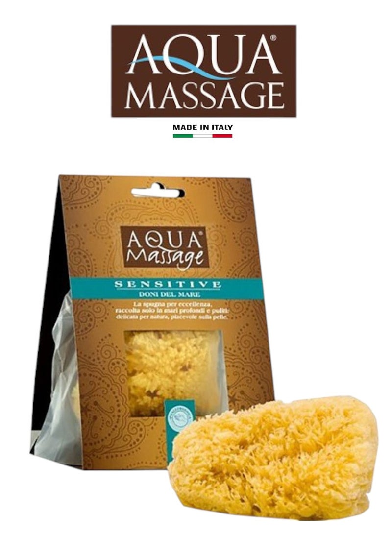 Aqua Massage Aqua Massage Sensitive Doni Del Mare 161-N – Natural Bath Sponge for All Ages & Sensitive Skin 