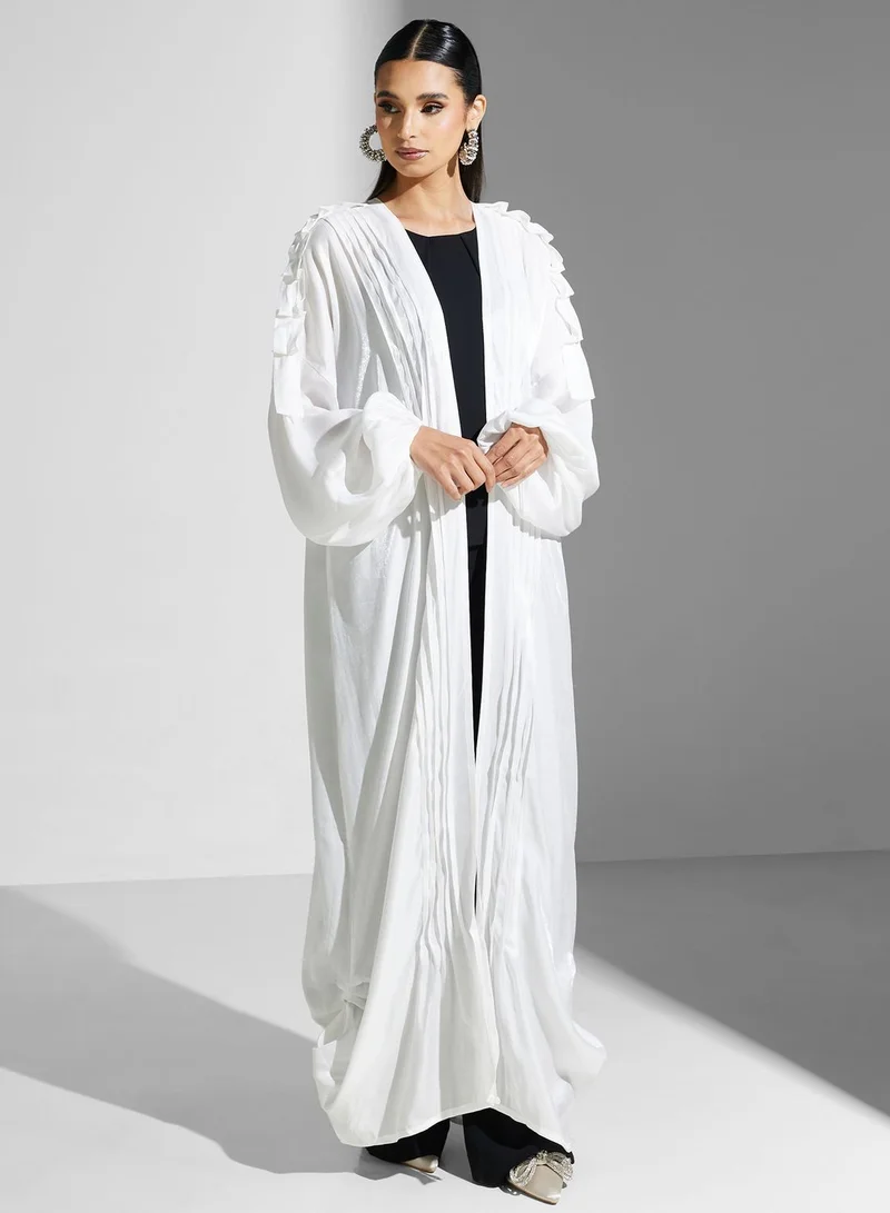 Khizana Pleated Sleeve Abaya