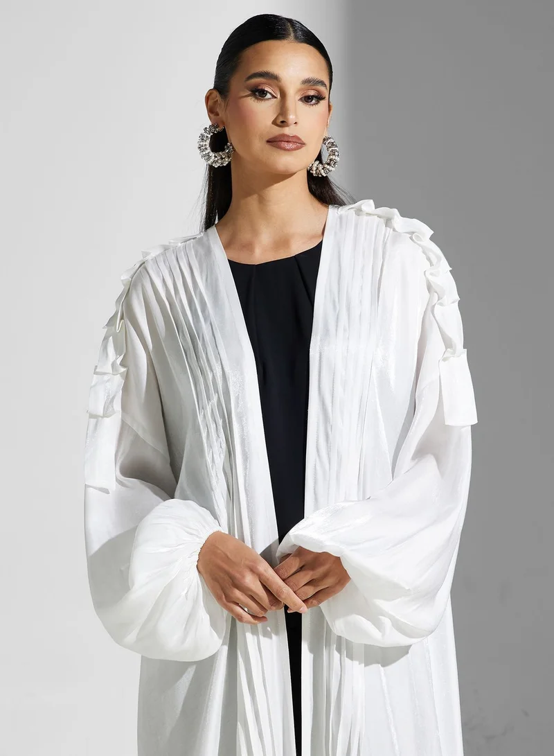 Khizana Pleated Sleeve Abaya