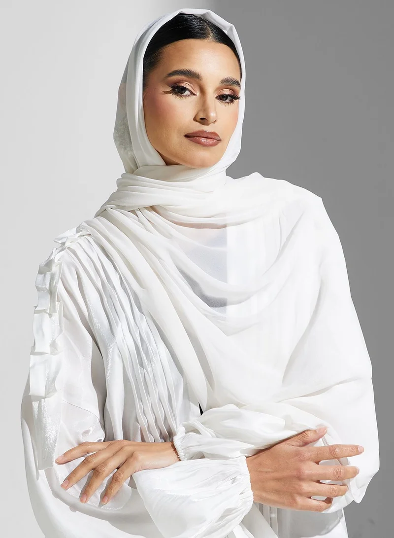 Khizana Pleated Sleeve Abaya