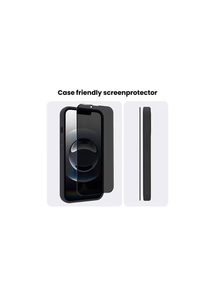 TWEGGON - Privacy Screen Protector iPhone 16e, Tempered Glass Privacy Screen Protector for iPhone 16e - Image 1
