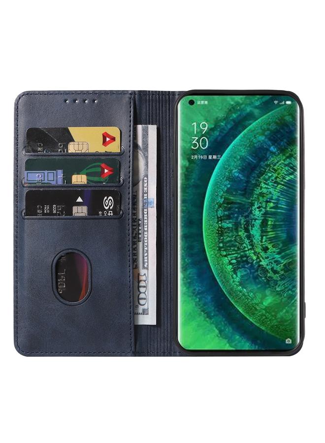 اس-توب جراب هاتف OPPO Find X2 Pro بإغلاق مغناطيسي من الجلد - Image 3