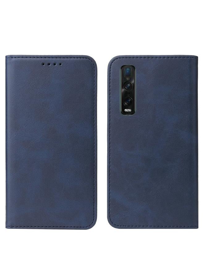 اس-توب جراب هاتف OPPO Find X2 Pro بإغلاق مغناطيسي من الجلد - Image 2