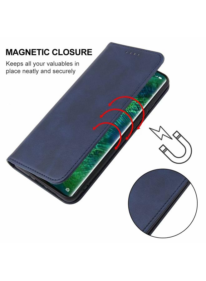 اس-توب جراب هاتف OPPO Find X2 Pro بإغلاق مغناطيسي من الجلد - Image 5