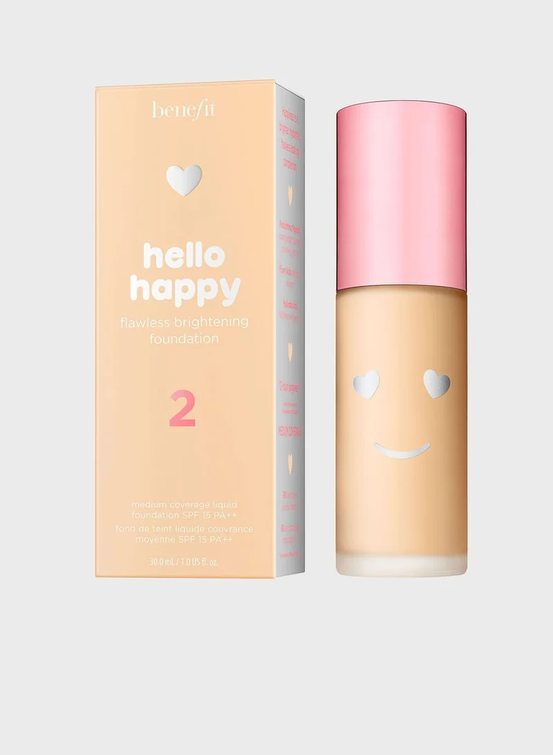 Benefit Cosmetics Hello Happy Flawless Brightening Foundation -02
