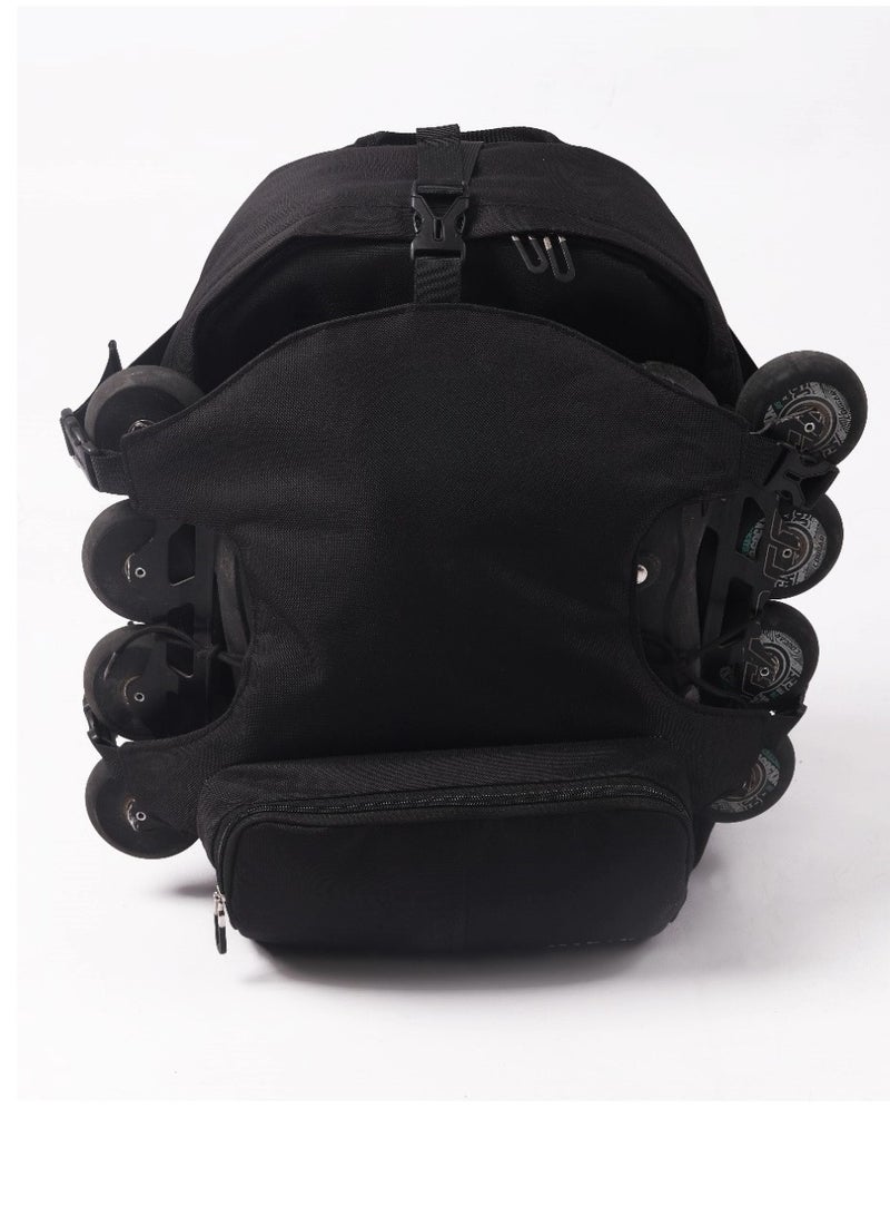 شنطة ظهر رياضية لحمل سكيت باتيناج – لحمل الأغراض المختلفة بجيوب واسعه وكبيرة . ومكان مخصص لحمل زوج من الاسكيت - Image 5