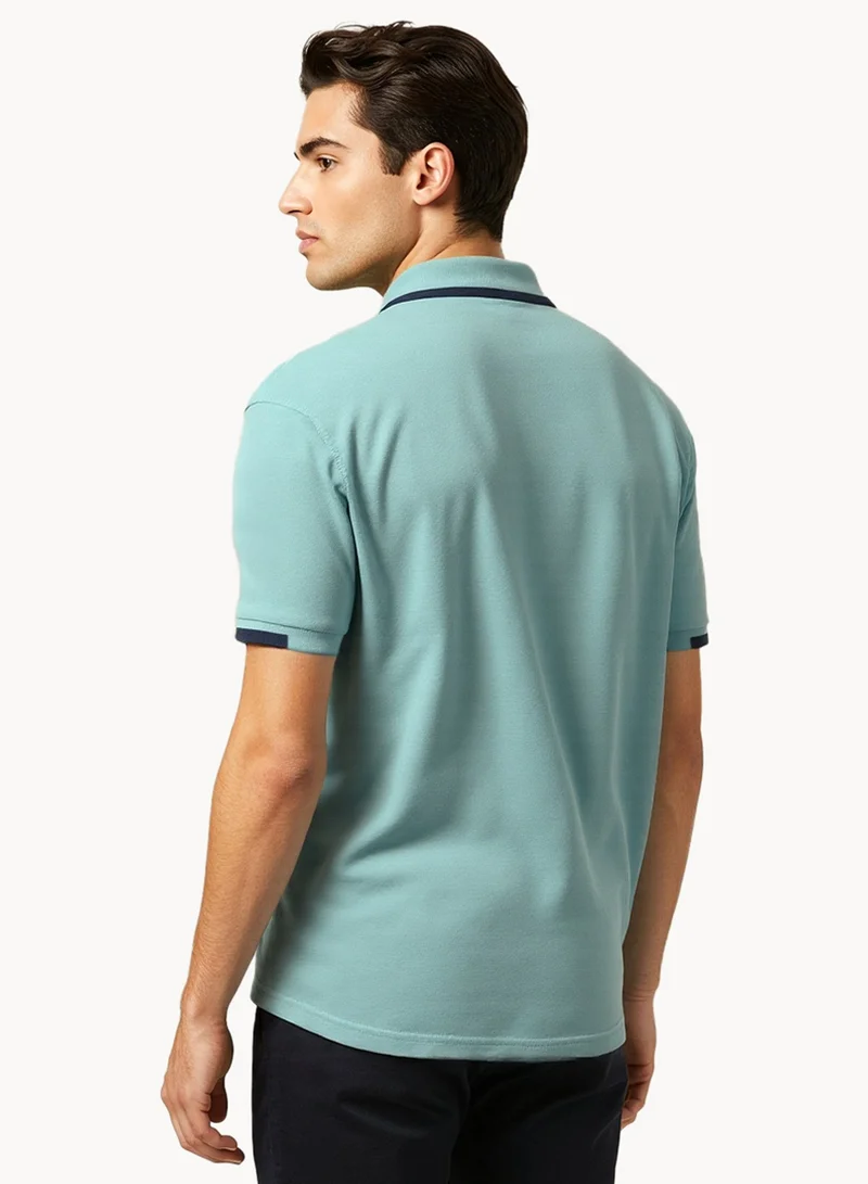 NAUTICA Logo Regular Fit Premium Cotton Logo Polo Shirt