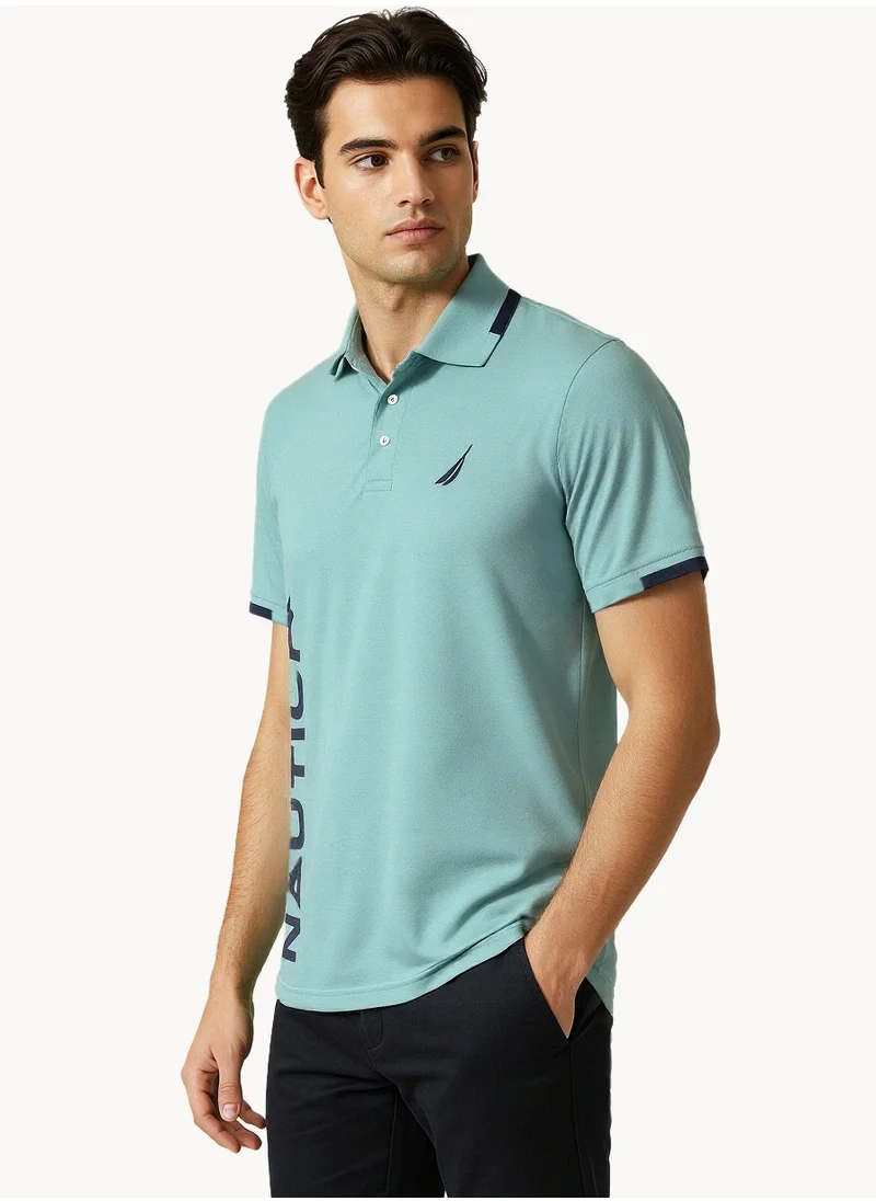 نوتيكا Logo Regular Fit Premium Cotton Logo Polo Shirt