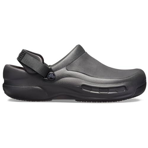 Crocs UnisexAdult Bistro Pro Literide Clogs Enclosed Toe Work Shoes Slip Resistant All Day Comfort Black 6 Women4 Men - Image 3