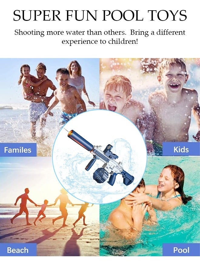 DUNISO Electric Water Gun for Adults & Kids, Large Capacity Long Range Water Guns for Kids,Swimming Pool Beach Party and Outdoor, Summer Gifts for Boys Girls - Image 2