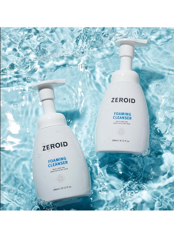 zeroid Korean Dermocosmetic Foaming Cleanser Mild Care For Senstive & Dry Skin (240 Ml) - Image 4