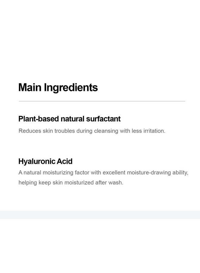 zeroid Korean Dermocosmetic Foaming Cleanser Mild Care For Senstive & Dry Skin (240 Ml) - Image 5