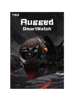 TELUX TELUX ACTIVEX Smart Calling Watch with 1.43” AMOLED Display & 2 Straps (Stainless Steel & Silicon) - T53 Black  - Image 3