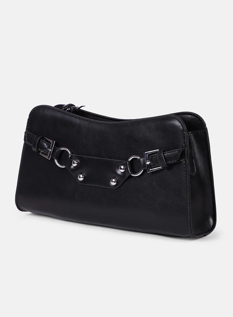 Haute Sauce  Buckle Detail Shoulder Bag for Women | Best Price UAE
