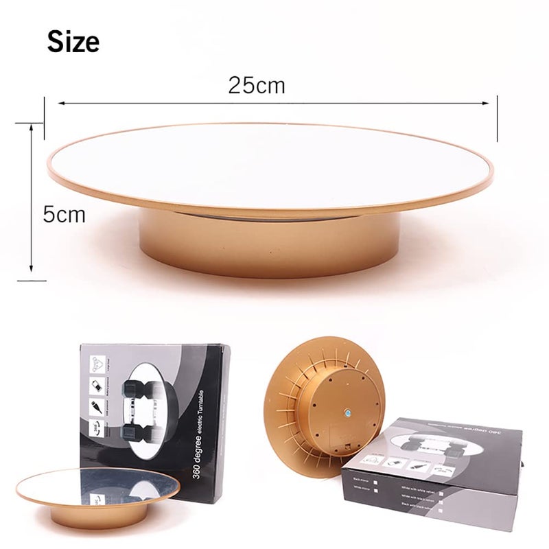 Nunify Motorized Rotating Display Stand - 25CM/8KG 360 Electronic Turntable for Mannequin Head & Wigs, 16''x14.5'' in, 25.6 Ounce - Image 2