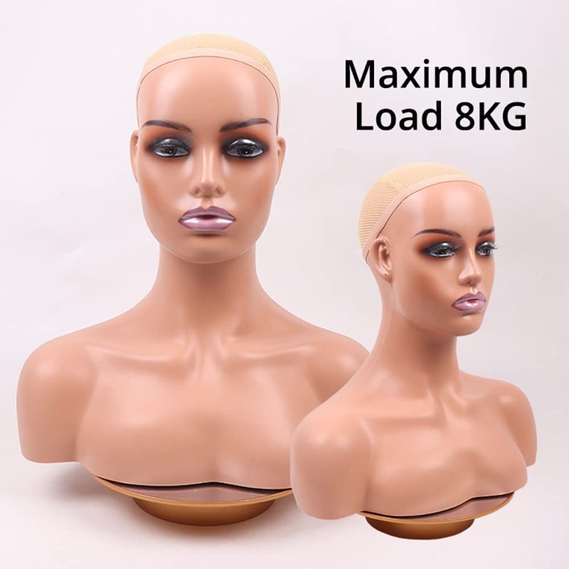 Nunify Motorized Rotating Display Stand - 25CM/8KG 360 Electronic Turntable for Mannequin Head & Wigs, 16''x14.5'' in, 25.6 Ounce - Image 3