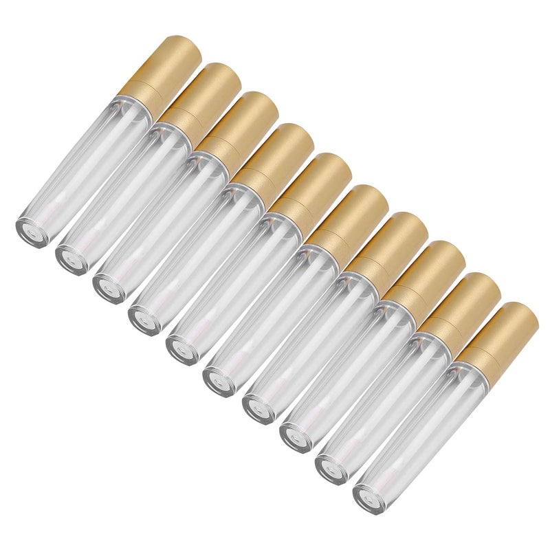 Refillable Lip Gloss Tubes, Empty Lip Gloss Bottles with Leak - Proof Stopper, 5ml Transparent Liquid Lipstick Storage Containers for DIY Cosmetics, 10 - Pack - Image 2