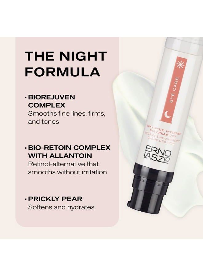 ERNO LASZLO Day & Night Anti-Wrinkle Intensive Eye Cream, Mature Skincare, Anti-Aging Eye Cream Helps with Dark Circles, Fine Lines, Crow's Feet, 2 x 0.27 Fl. Oz. - Image 5